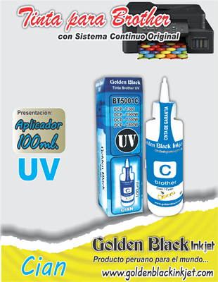 Tinta UV, Frasco 100ml.